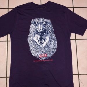 Akoo Men Size Large Purple Shirt